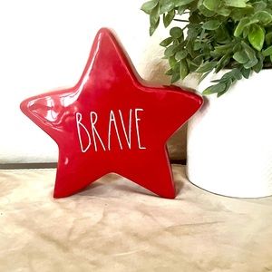 Rae Dunn BRAVE Ceramic Star